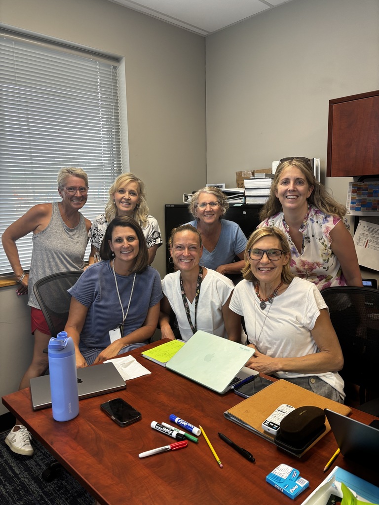 Office and Admin Team working away to welcome staff and students