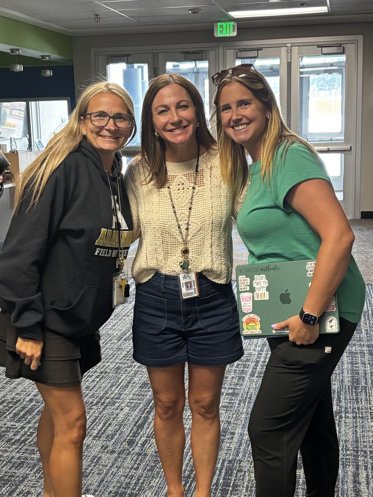 Mrs. Snyder, Mrs. Martinez & Mrs. Wasko happy to be back