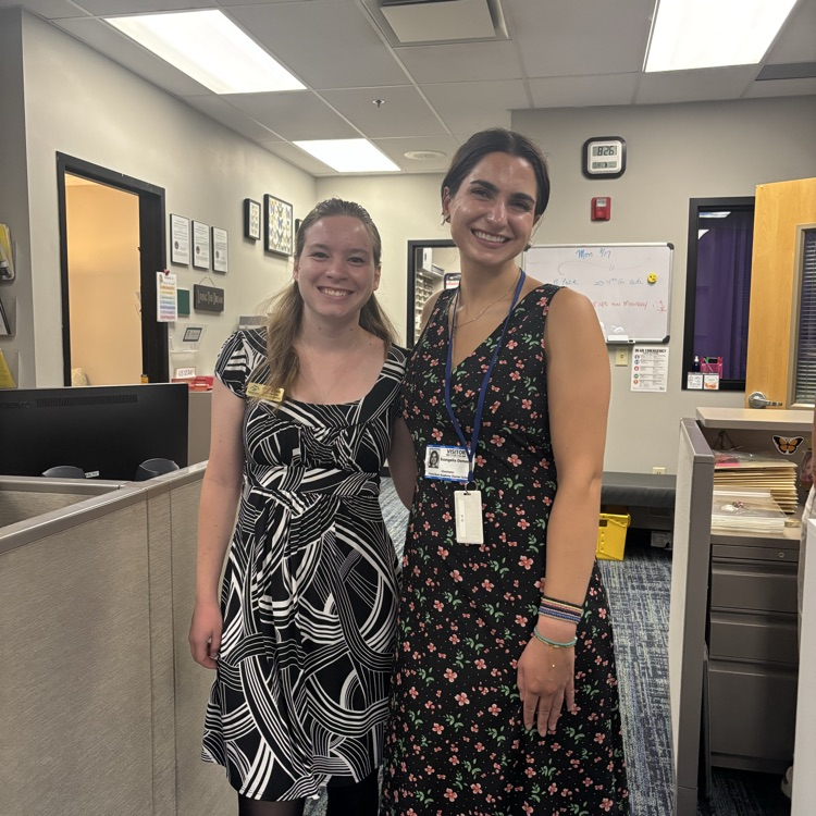 Mrs. Vigil and Ms. Demos in the PRA office