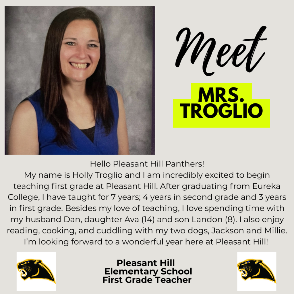 Welcome Mrs. Troglio