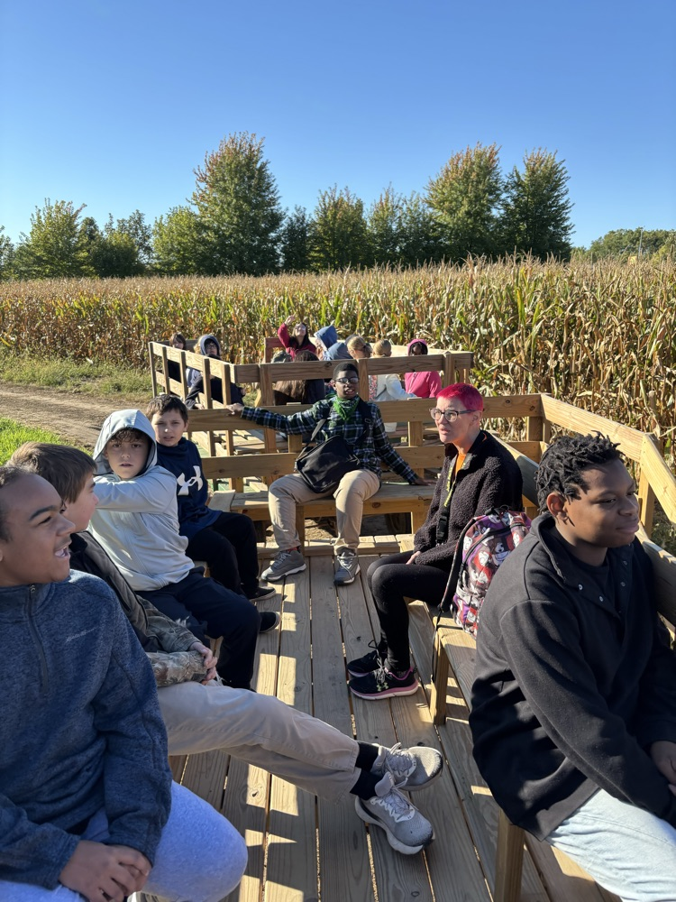 Our ride through the farm.
