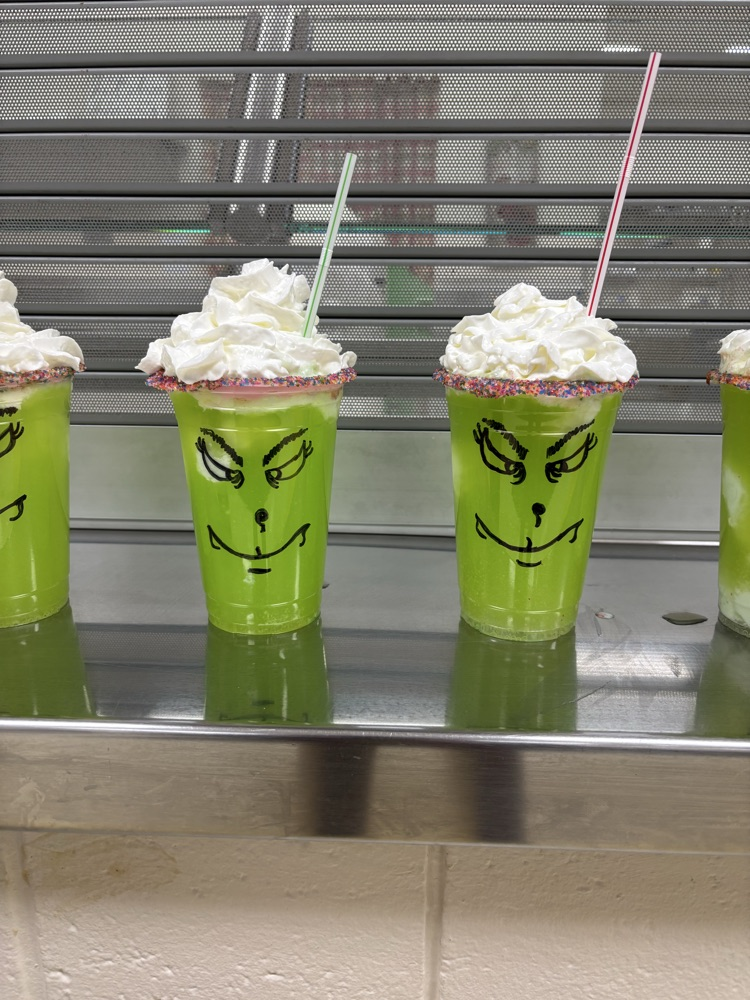 These Grinch floats here a big hit! 