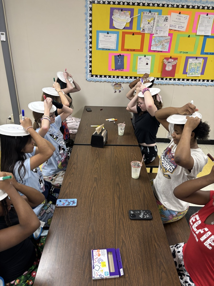 Hmmmm…. Let’s see who can draw the best snowman. 