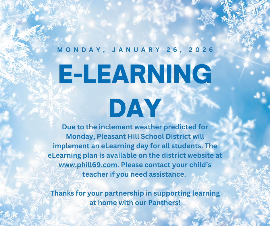 eLearning Day-Monday  1/26/26