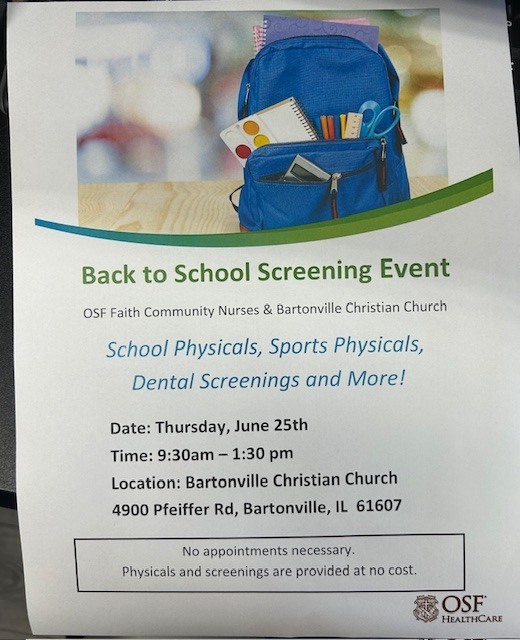 Back to School Screening Event