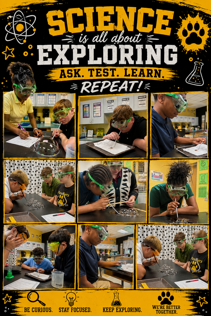 Our students are getting hands-on in the lab, exploring, experimenting, and putting their science skills to work.