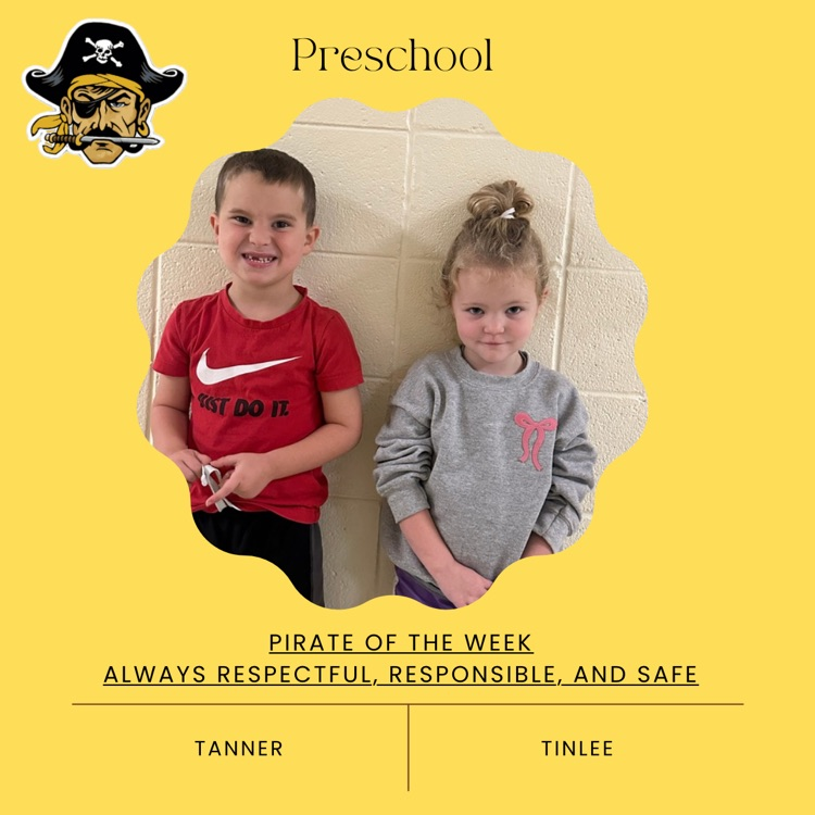 PHES Pirates of the week! These students are always following the Pirate ARR’S.