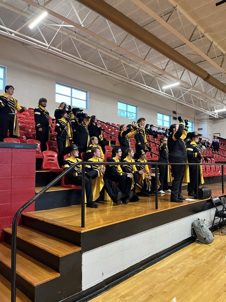 PPB before step off showing off our Pirate Spirit