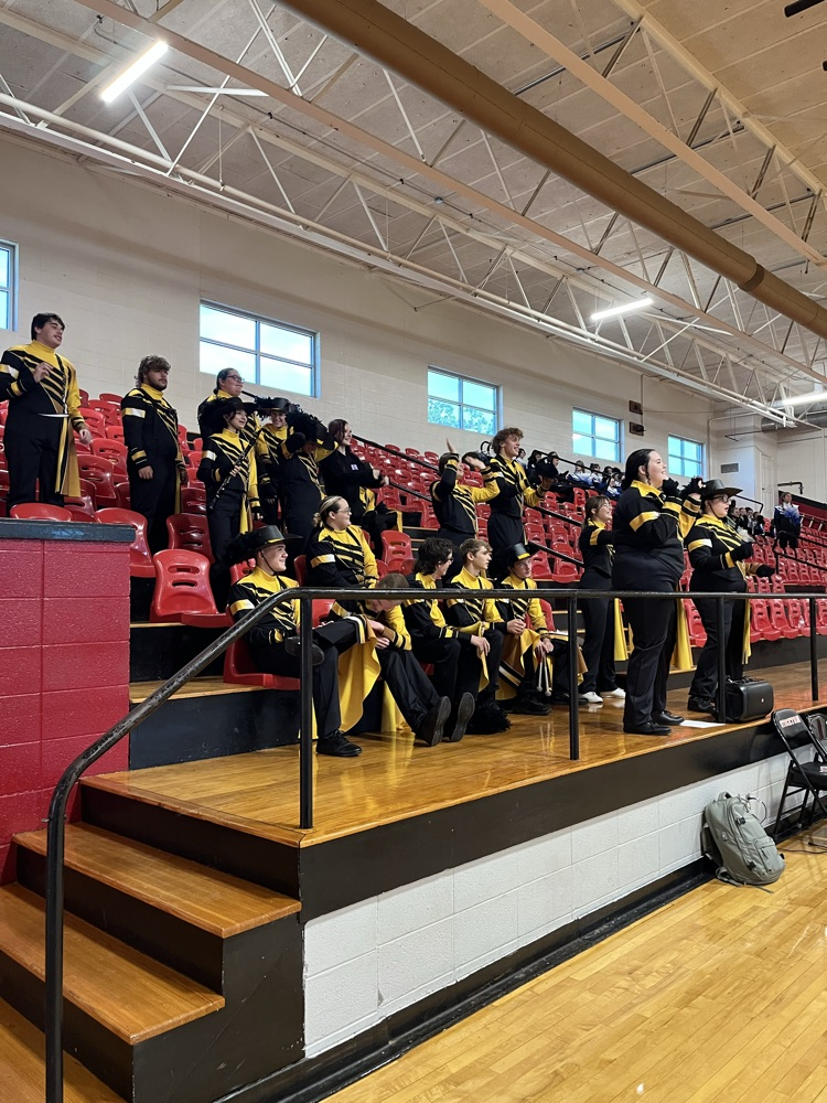 PPB before step off showing off our Pirate Spirit