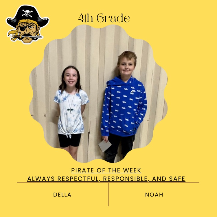 PHES Pirates of the week! These students are always following the Pirate ARR’S. #PirateProud