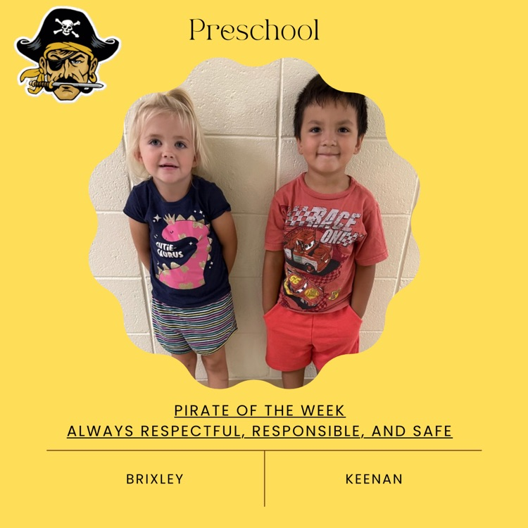 PHES Pirates of the week! These students are always following the Pirate ARR’S. #PirateProud