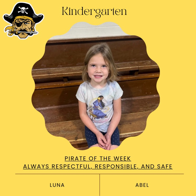 PHES Pirates of the week! These students are always following the Pirate ARR’S. #PirateProud