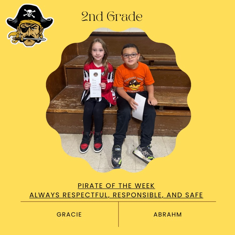 PHES Pirates of the week! These students are always following the Pirate ARR’S. #PirateProud