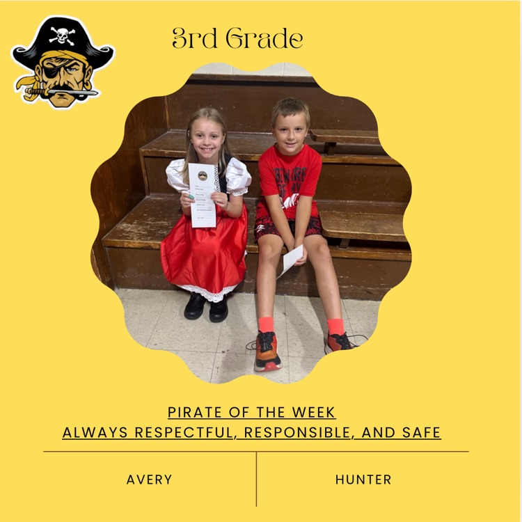 PHES Pirates of the week! These students are always following the Pirate ARR’S. #PirateProud