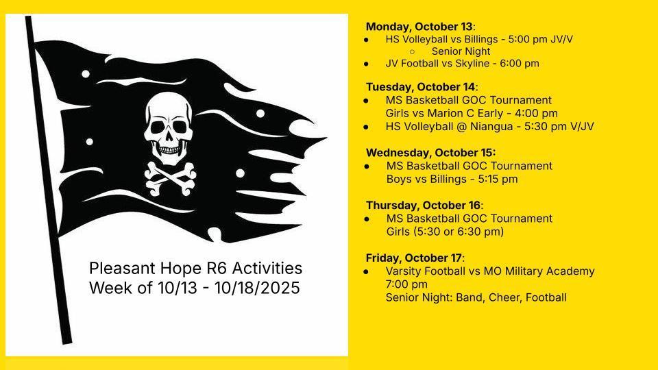 updated 10/13 - 10/18