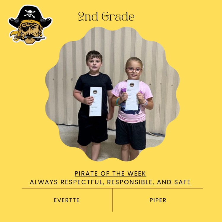 PHES Pirates of the week! These students are always following the Pirate ARR’S. #PirateProud
