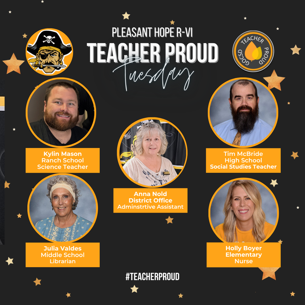 October 2025 Staff Members of the Month: Kylin Mason, Julia Valdes, Anna Nold, Holly Boyer, Tim McBride
