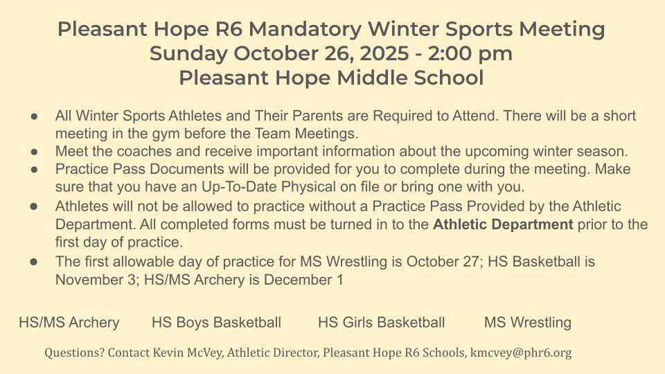 winter sports meeting
