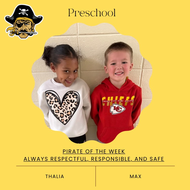 PHES Pirates of the week! These students are always following the Pirate ARR’S. #PirateProud
