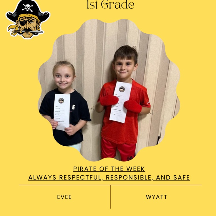 PHES Pirates of the week! These students are always following the Pirate ARR’S. #PirateProud