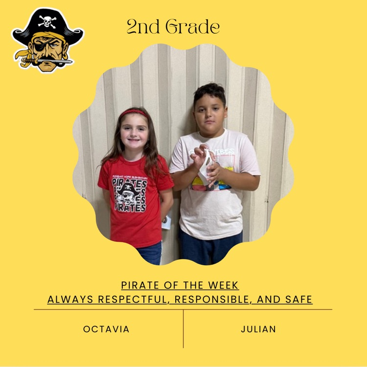 PHES Pirates of the week! These students are always following the Pirate ARR’S. #PirateProud