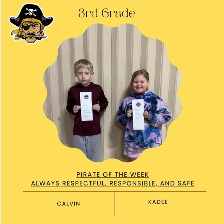 PHES Pirates of the week! These students are always following the Pirate ARR’S. #PirateProud