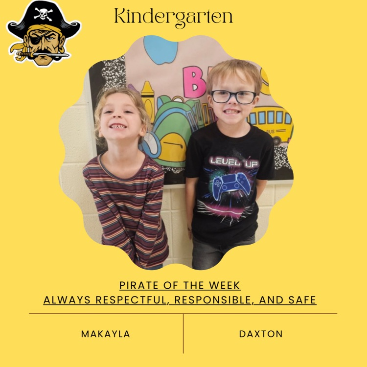 PHES Pirates of the week! These students are always following the Pirate ARR’S. #PirateProud