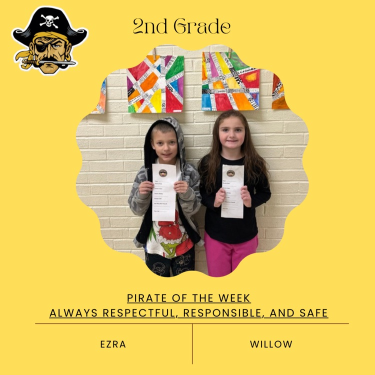PHES Pirates of the week! These students are always following the Pirate ARR’S. #PirateProud