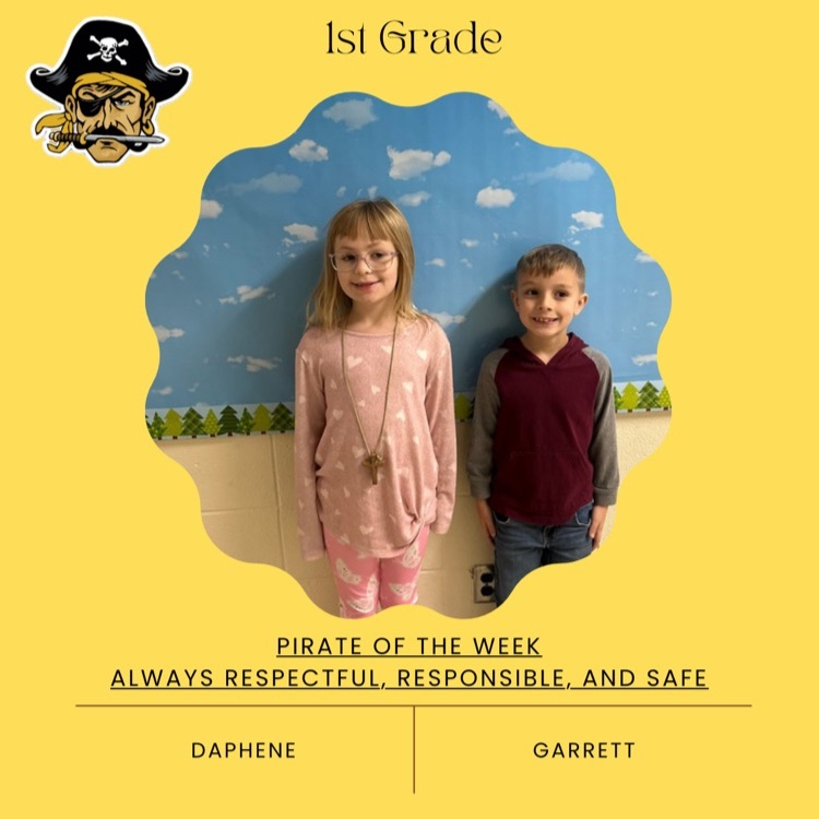 PHES Pirates of the week! These students are always following the Pirate ARR’S. #PirateProud