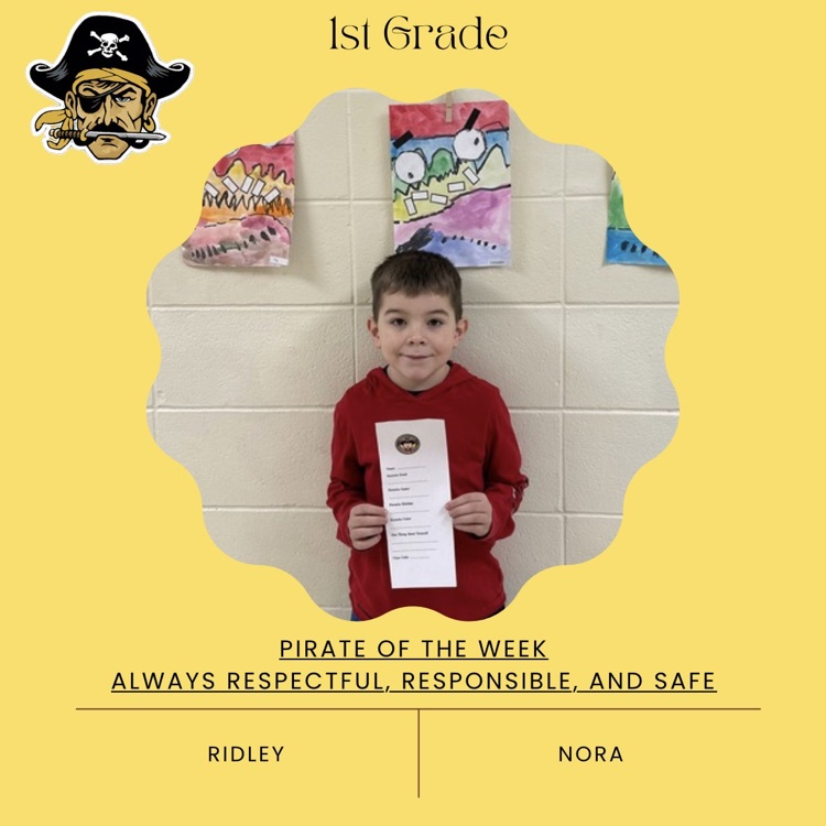 PHES Pirates of the week! These students are always following the Pirate ARR’S. #PirateProud