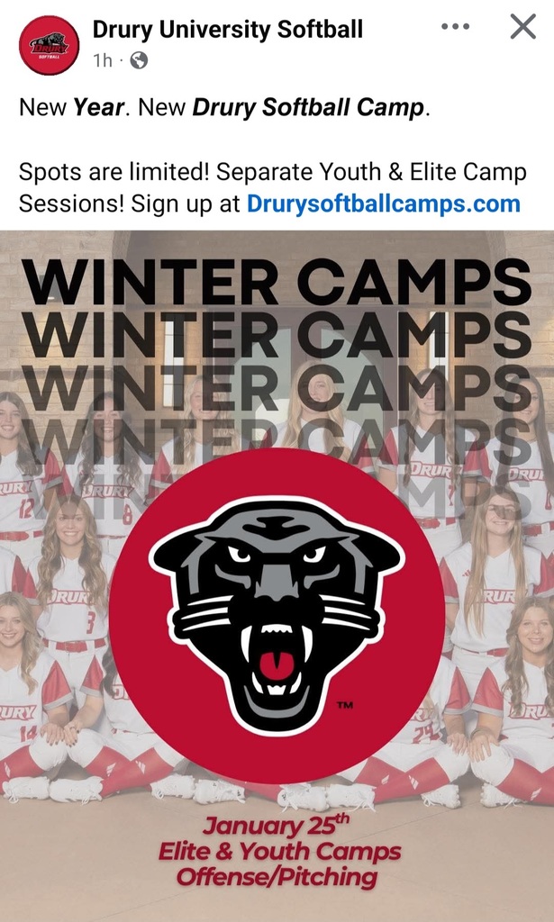 drury softball camps