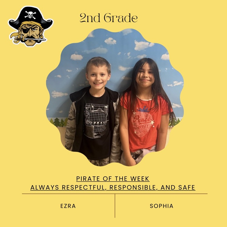 PHES Pirates of the week! These students are always following the Pirate ARR’S. #PirateProud