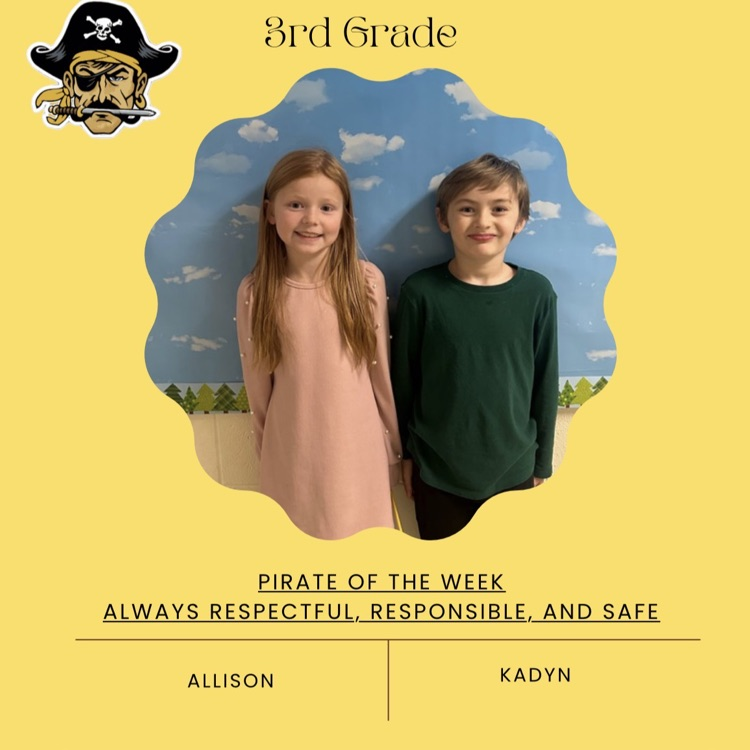PHES Pirates of the week! These students are always following the Pirate ARR’S. #PirateProud