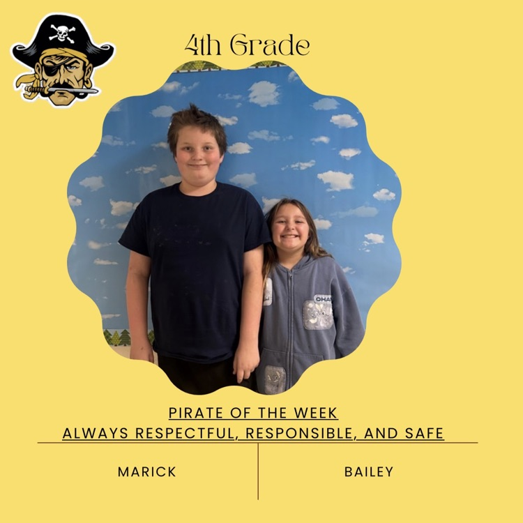PHES Pirates of the week! These students are always following the Pirate ARR’S. #PirateProud