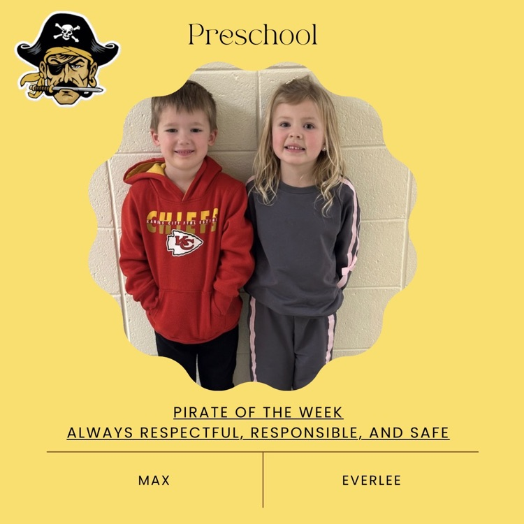 PHES Pirates of the week! These students are always following the Pirate ARR’S. #PirateProud