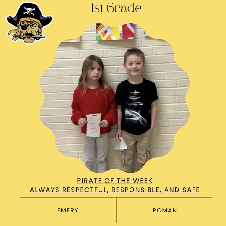 PHES Pirates of the week! These students are always following the Pirate ARR’S. #PirateProud