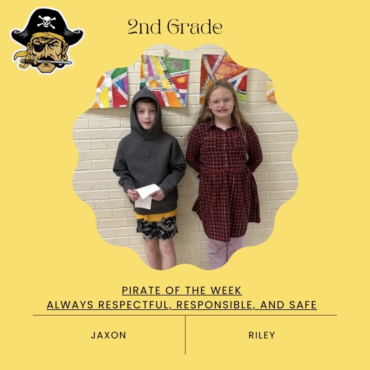 PHES Pirates of the week! These students are always following the Pirate ARR’S. #PirateProud