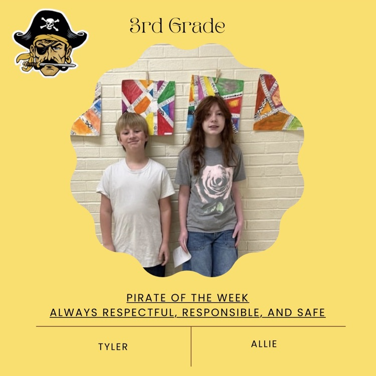 PHES Pirates of the week! These students are always following the Pirate ARR’S. #PirateProud