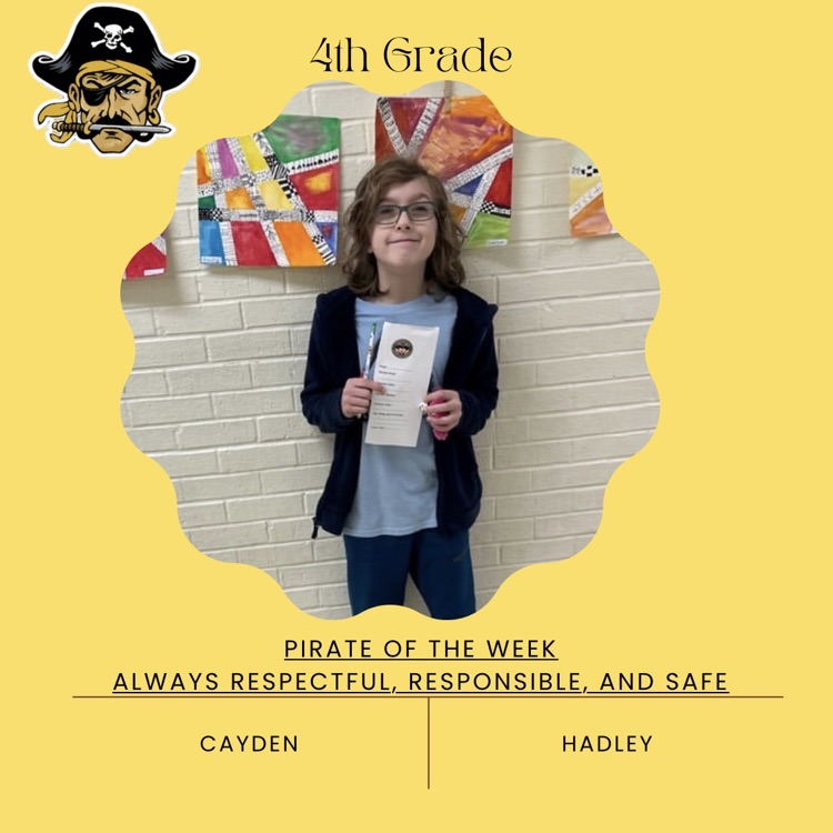 PHES Pirates of the week! These students are always following the Pirate ARR’S. #PirateProud