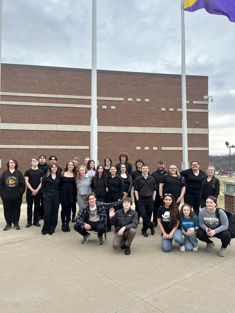 MS and HS posing for a picture