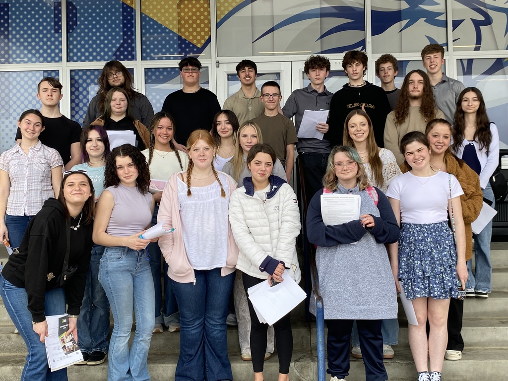 Students pose for a picture