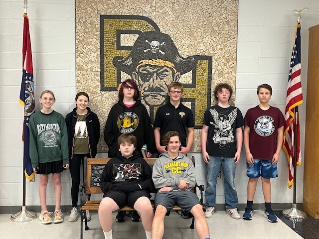 Students pictures for PHMS Math team