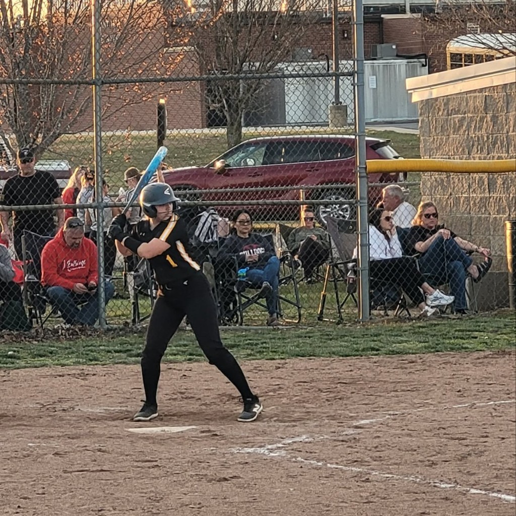 Alea Dawson up to bat