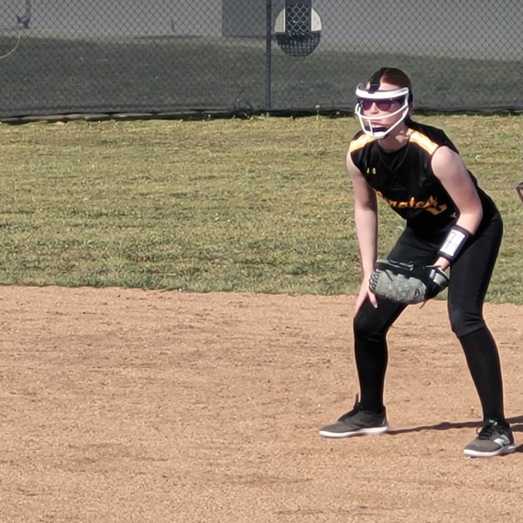 Kloie Richardson ready to field the ball