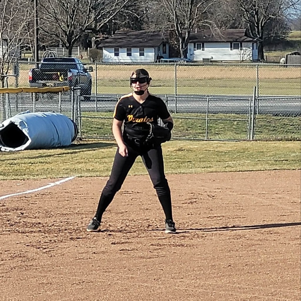 Alea Dawson ready to field the ball