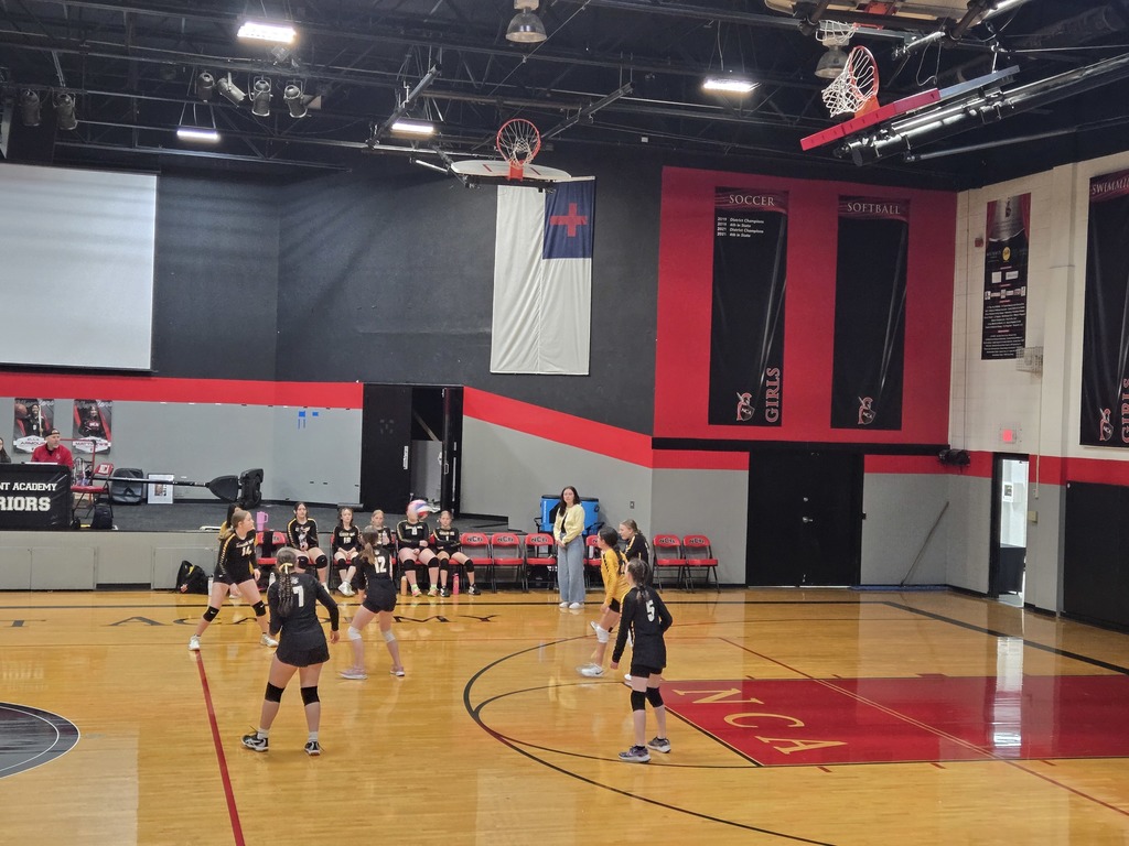 Pleasant Hope Middle School Volleyball B Team fought hard but fall to New Covenant in 2 sets.  