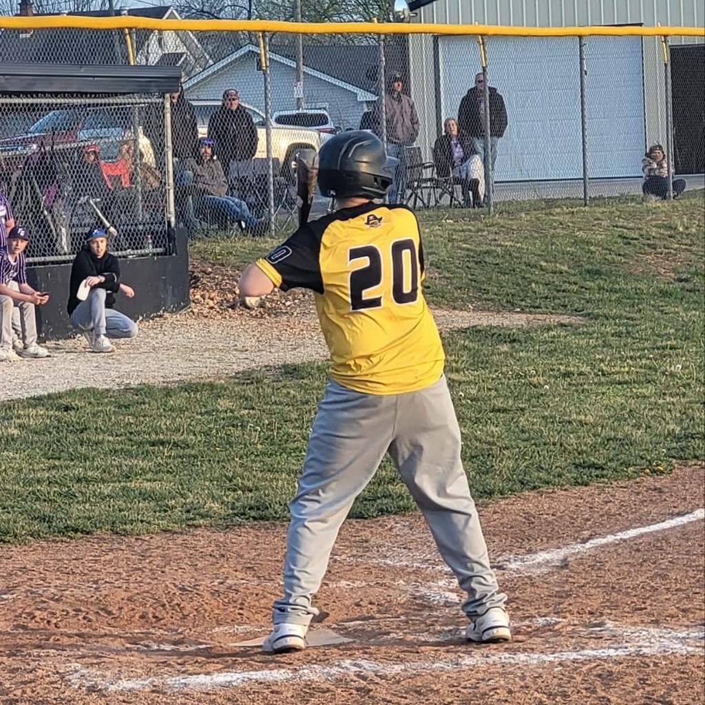 baseball player up to bat