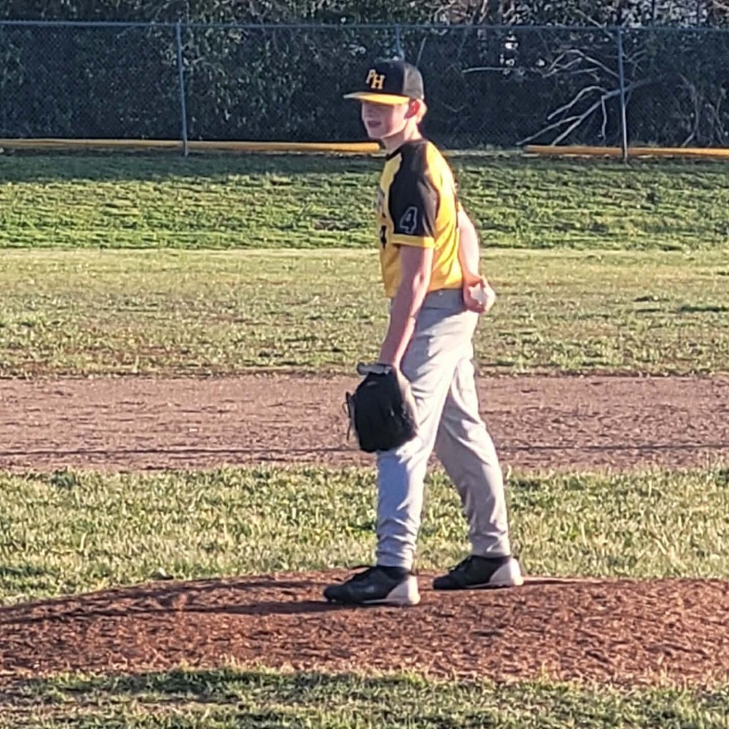 baseball player on the pitching mound