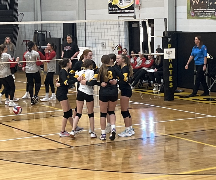 PHMS volleyball vs NCA 1