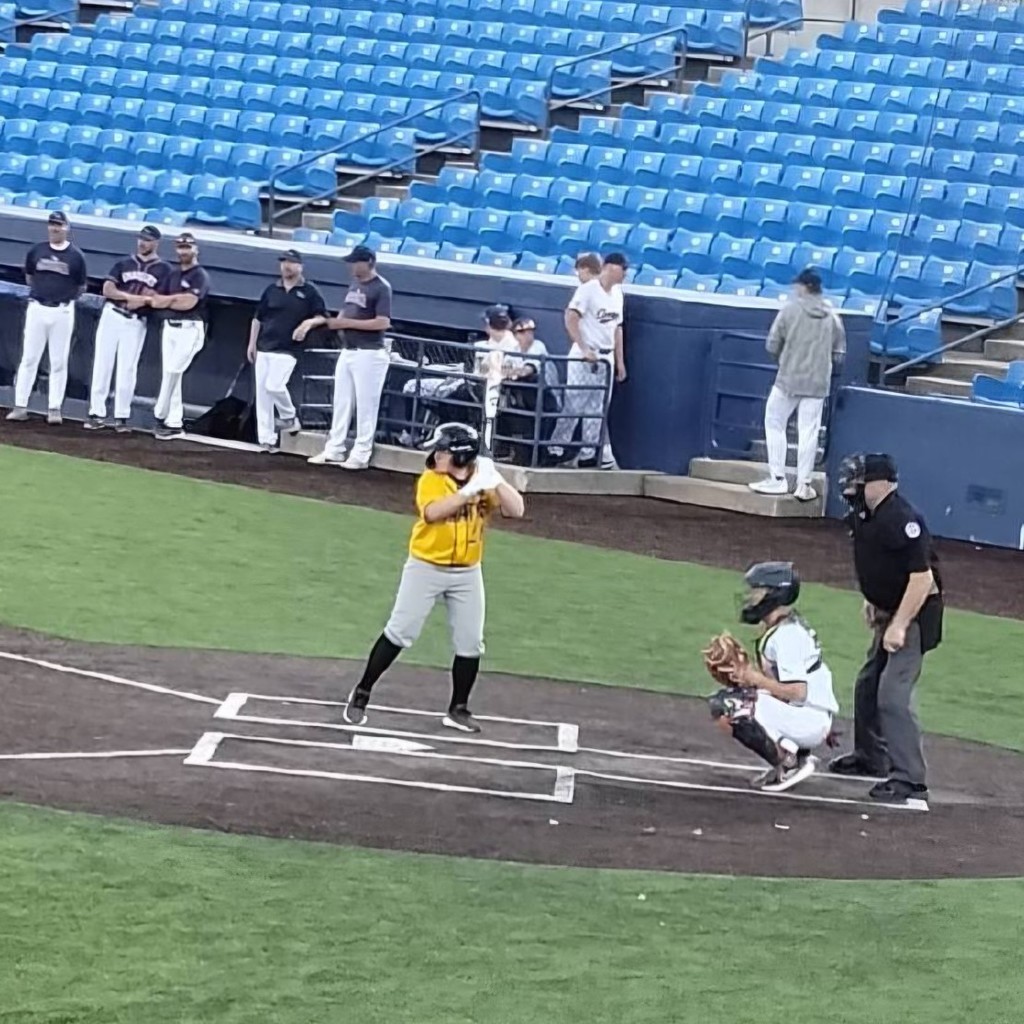 baseball player up to bat